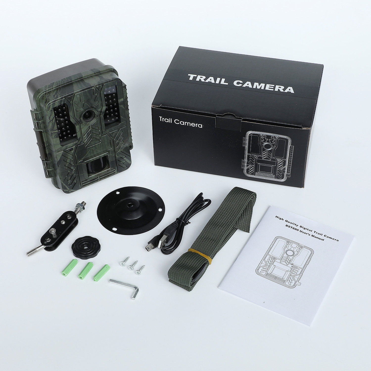 Fotocamera da caccia impermeabile a infrarossi da esterno ad alta risoluzione da 32 MP 4K 